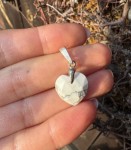 Wisior howlit  serce   