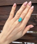 Pierścionek turkus  