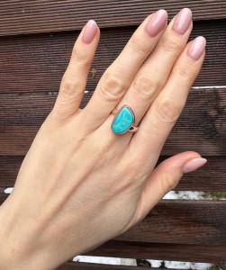 Pierścionek turkus  
