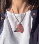 Wisior Rodonit Jaspis 