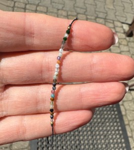 Bransoletka mix kamieni  fasetowanych