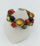 Bransoletka Sieć Klasyczna z koralowcem