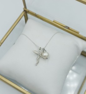 Naszyjnik elf z perełką