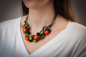 Sieć Klasyczna zieleń i pomarańcz