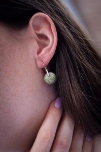 Kolczyki Carmen serpentynit