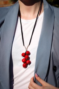 Grono koral czerwony bryłki