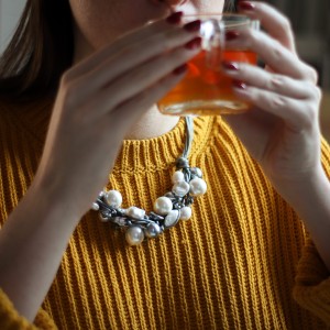 Szaro-biała Sieć Perłowa 