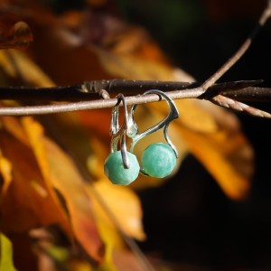 Kolczyki Carmen amazonit fasetowany