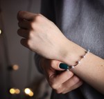 Bransoletka srebrne perły hodowane