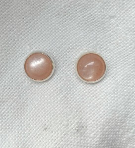 Kolczyki wkrętki kamień słoneczny 10 mm     