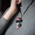 Grono agat kolorowy I