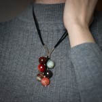 Grono agat kolorowy II