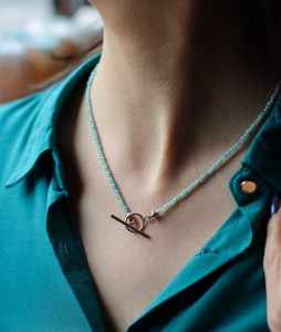 Naszyjnik drobny amazonit