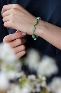 Bransoletka klasyczna chryzopraz