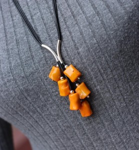 Grono koral żółty wałki 