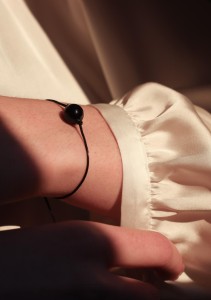 Bransoletka onyks kulka  