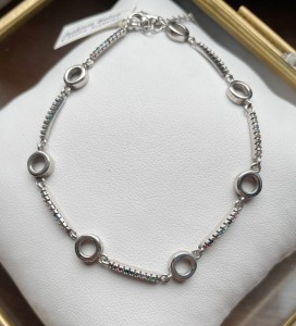 Bransoleta kolorowe cyrkonie