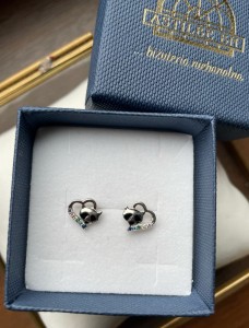 Kolczyki wkrętki szop 