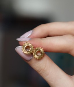 Kolczyki Słońce srebro klasyczne lub złocone