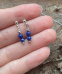 Kolczyki lapis lazuli 