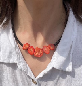 Koralowe Plastry koral pomarańczowy