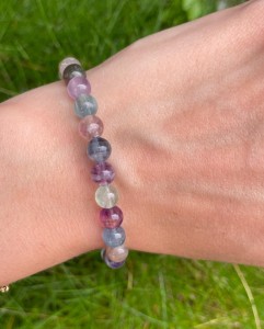 Bransoletka  fluoryt kulki