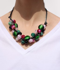 Zielono różowa Sieć Klasyczna  