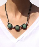 Naszyjnik Dalia jadeit zielony