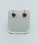 Kolczyki wkrętki granat 6 mm  