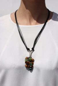 Grono Exclusive tygrysie oko i agat