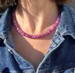 Naszyjnik klasyczny  Burgundowy Zawrót Głowy vol.III   