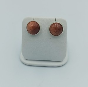 Kolczyki wkrętki piasek pustyni 10mm 