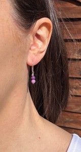 Kolczyki fosfosyderyt kuleczki