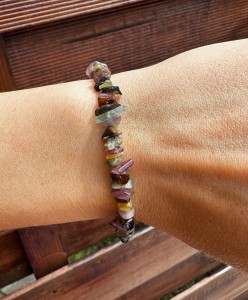 Bransoletka arbuzowy  turmalin 