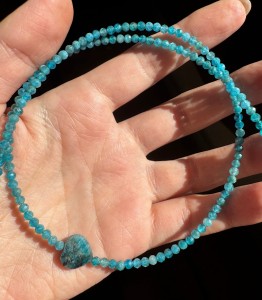 Naszyjnik serce apatyt