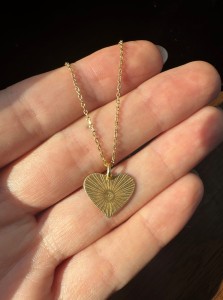 Naszyjnik Serce  srebro pozłacane lub klasyczne 