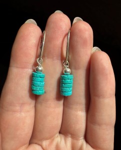 Kolczyki Margaret lawa wulkaniczna morska