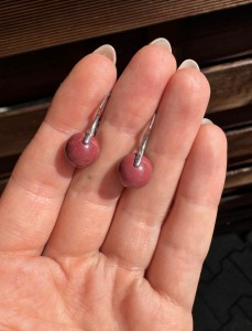 Kolczyki Carmen jaspis Mokait 