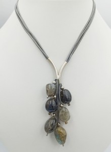 Naszyjnik Grono labradoryt