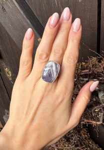 Pierścionek ametyst 