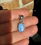 Wisior kamień księżycowy prostokąt  