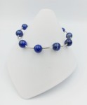 Bransoleta lapis lazuli kuleczki