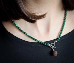 Andaluzja naszyjnik aromaterapeutyczny﻿  malachit
