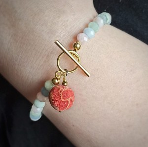 Madagaskar bransoletka aromaterapeutyczna﻿  morganit