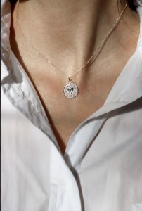 Naszyjnik Serduszko  serce srebro klasyczne  