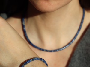 Bransoletka klasyczna sodalit plasterki