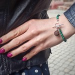 Andaluzja bransoletka aromaterapeutyczna﻿  malachit